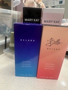 Mary Kay Belara & Bella Gradient Blue and Peach Fragrance Duo